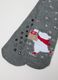 Grey Christmas Cotton Blend Socks_2