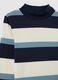 Multicolour striped child's sweater in pure cotton regular fit_2