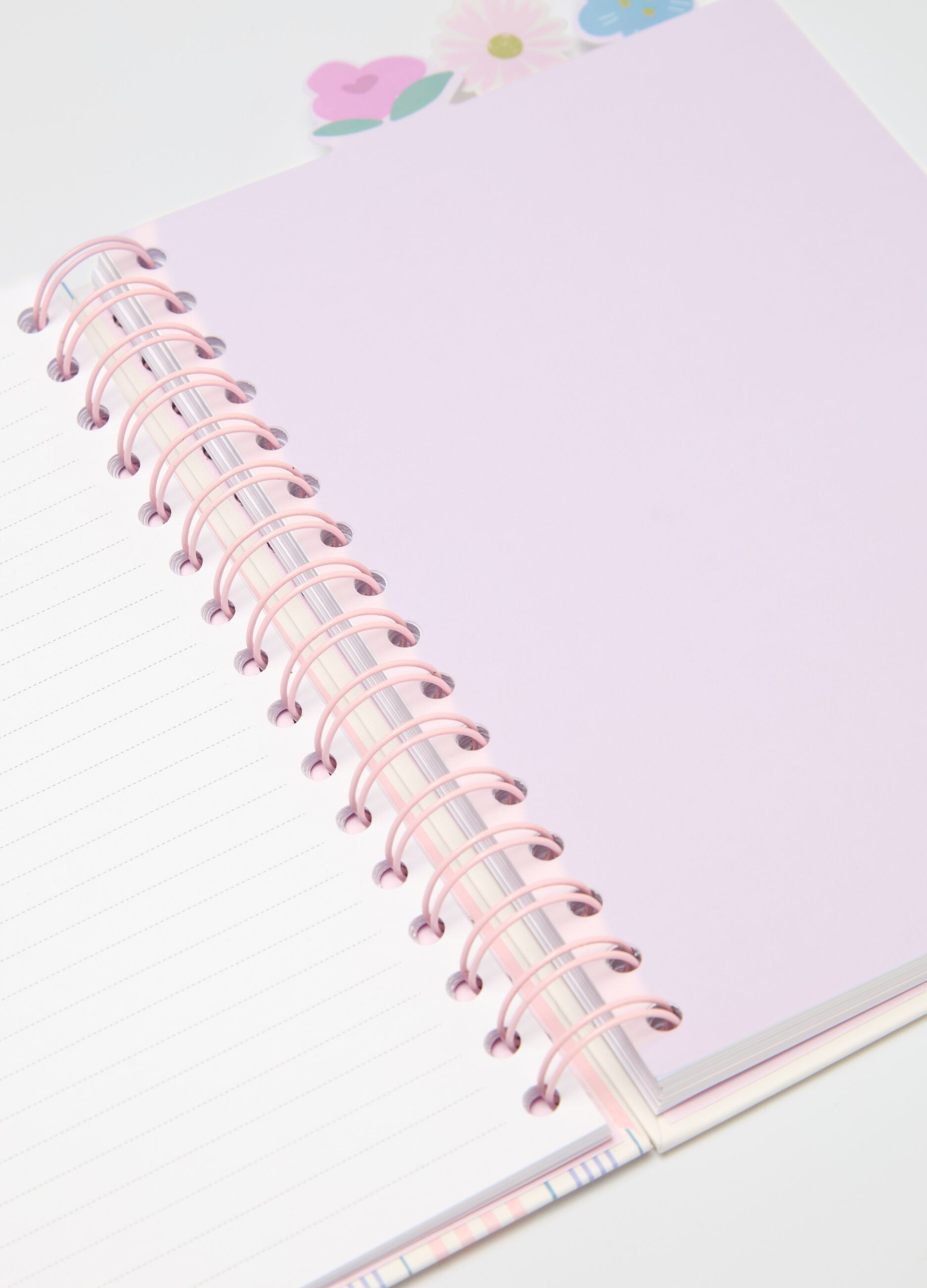 Quaderno per ali appunti a spirale stampa a righe