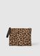 Multicolor Fabric Clutch Bag_0
