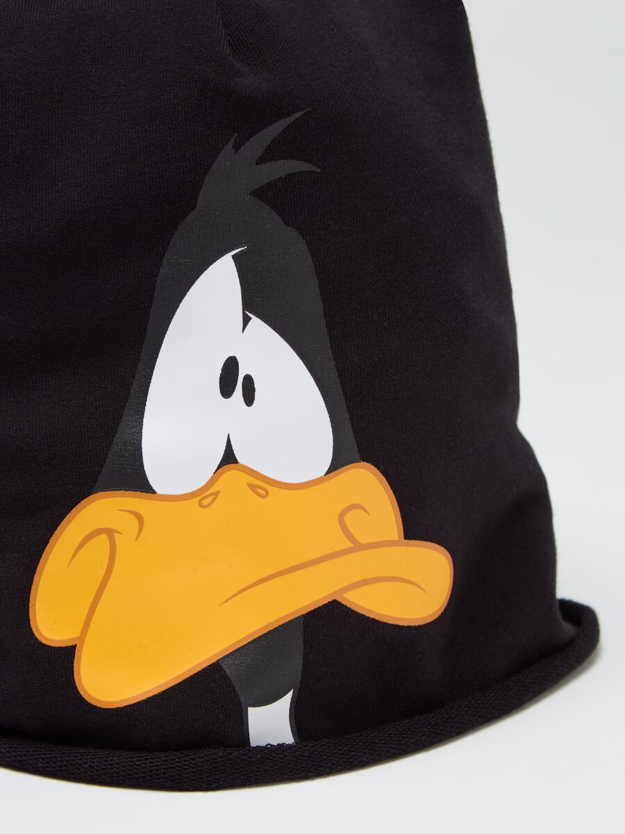 French terry hat with Daffy Duck print_2