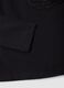 Black stretch cotton T-shirt with high neck_3