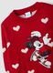 Maglia rossa a tema Minnie & Me con cuori_2