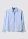 Light blue striped stretch cotton shirt, regular fit_4