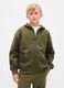 Green Hoodie with Full Zip_1