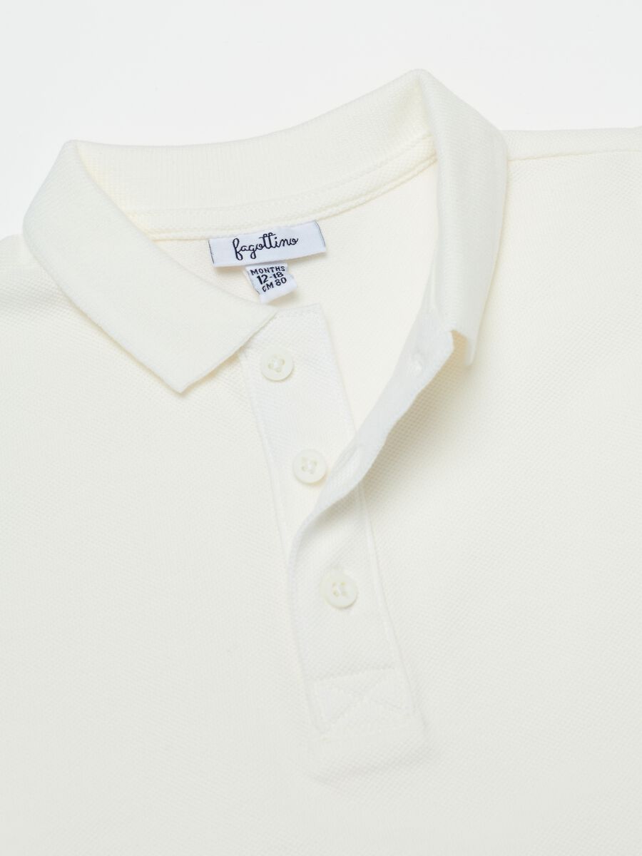 Cotton polo shirt with long sleeves_2