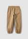 Blue stretch cotton denim trousers_1