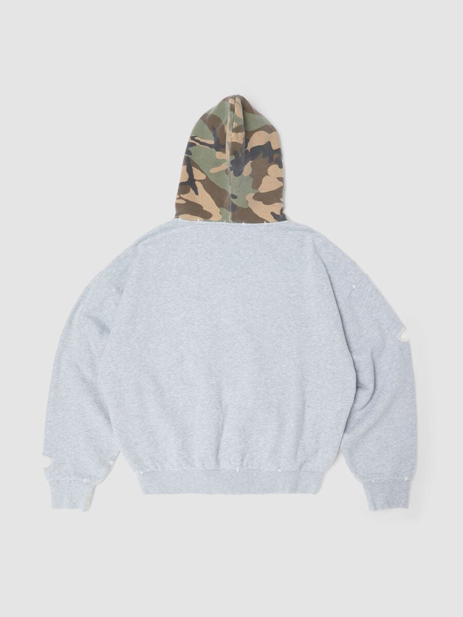 Full-zip Hoodie Sunfaded Grey & Camo_6
