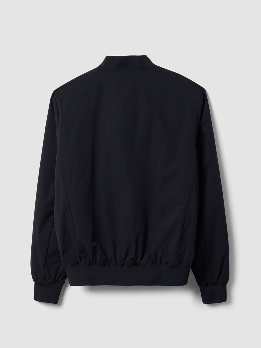 Blue regular-fit zip jacket_2