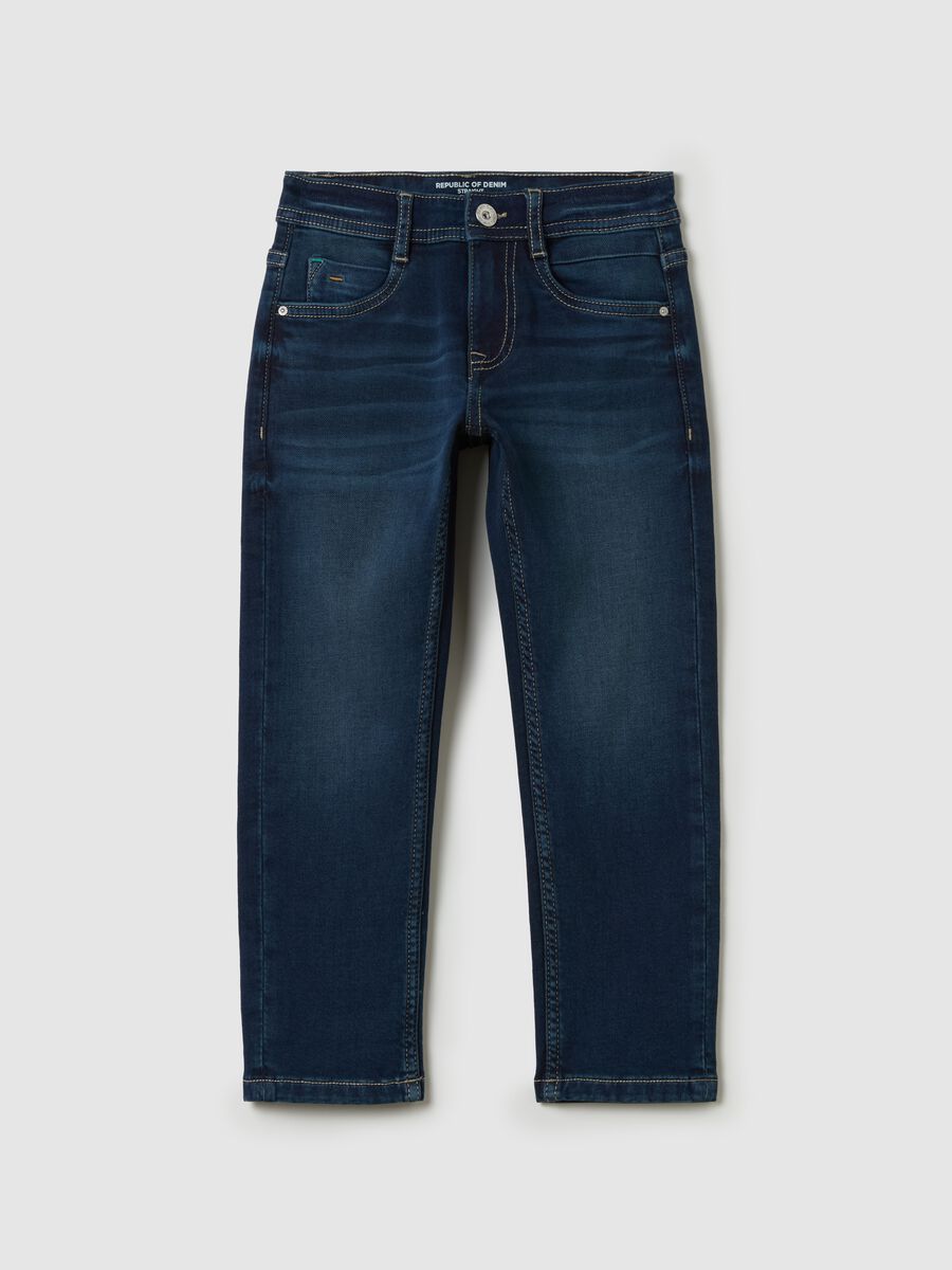 Five-pocket,straight-fit jeans_0