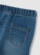 Denim regular fit jogger trousers for children_3
