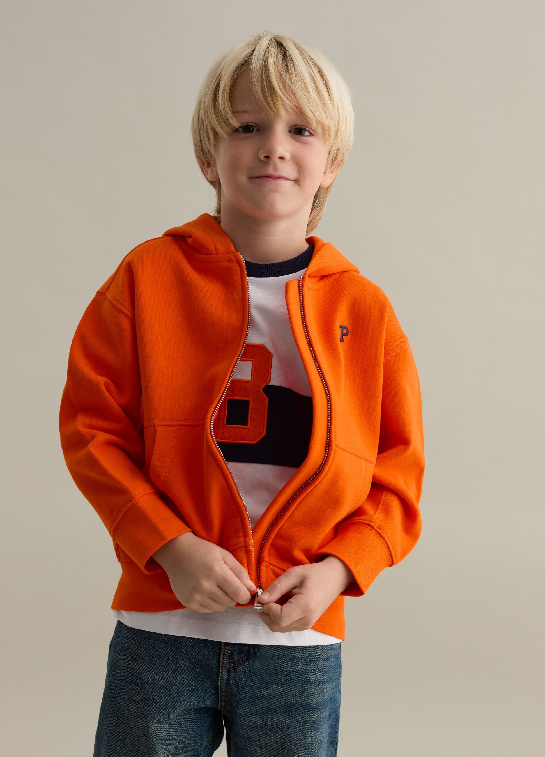 Felpa converse bambino arancione store