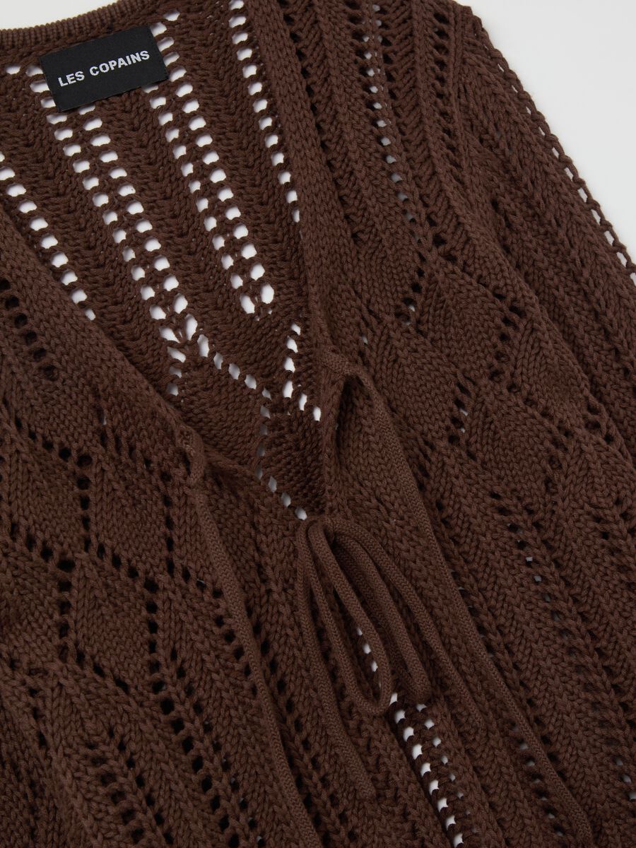 Crochet cardigan with laces_5