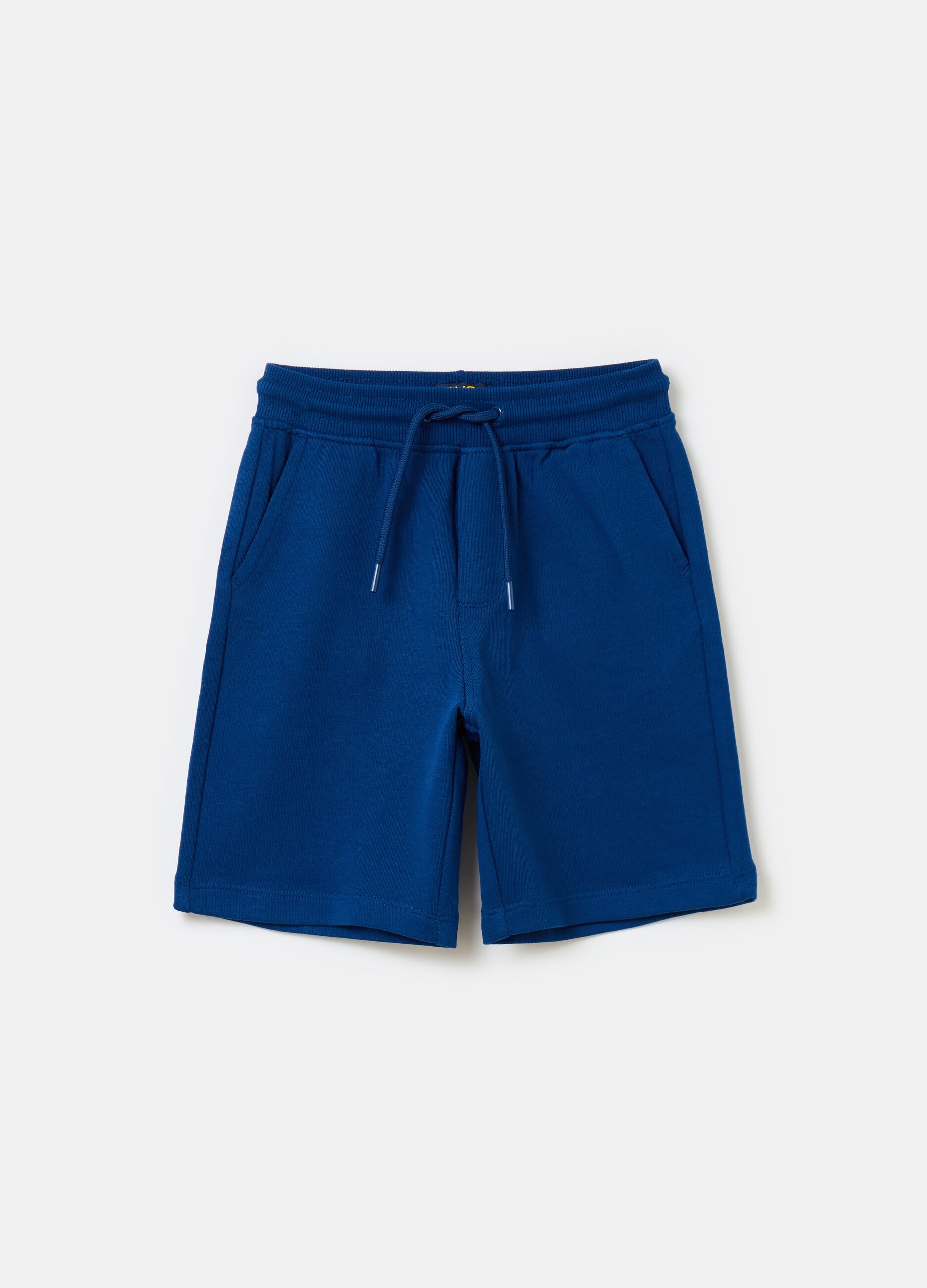 Essential Bermuda shorts in organic cotton fleece