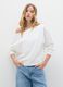 White Pure Cotton Sweatshirt Regular Fit_0