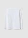 Girls' Regular Fit White Pure Cotton T-Shirt with Print_1