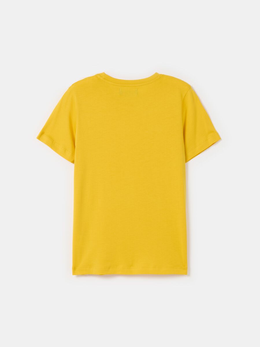 Supima cotton T-shirt with round neck_4