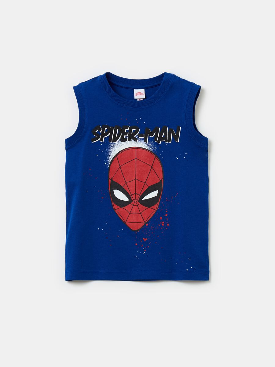 Racerback vest with Spider-Man print_0