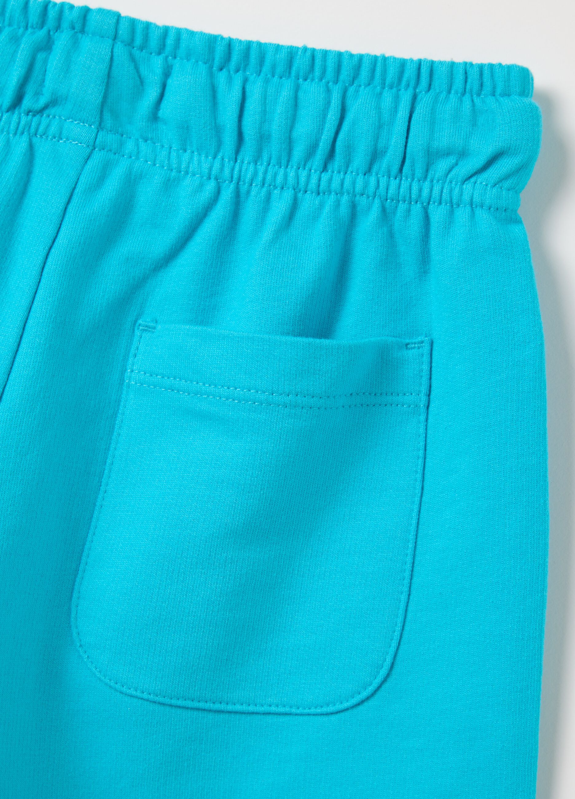 Turquoise shorts in organic cotton OVS Kids