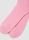Calze sportive rosa in cotone elasticizzato con logo ricamato_2