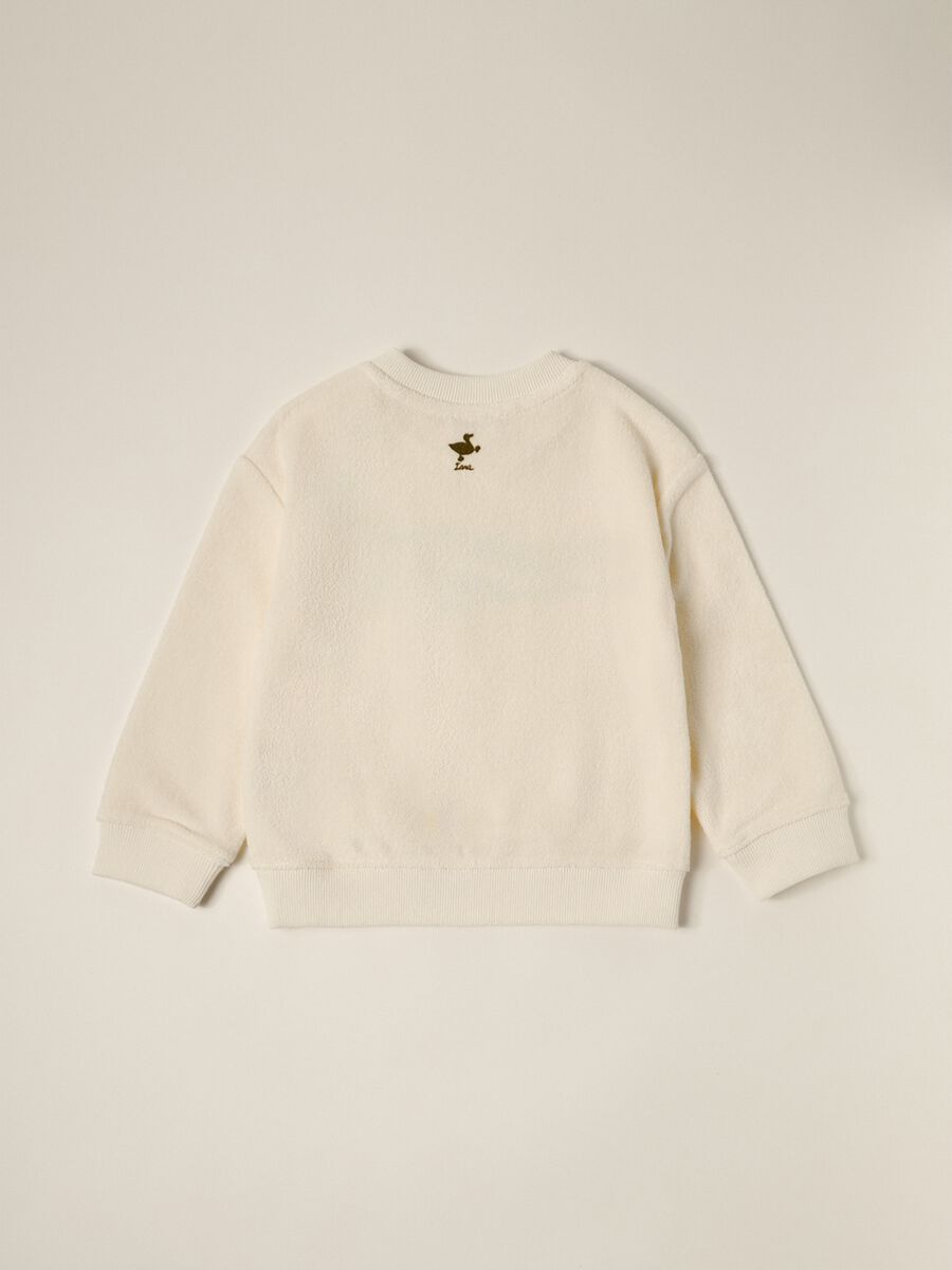 IANA newborn boy sweatshirt in cotton blend_1