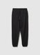 Cotton joggers with logo embroidery_2