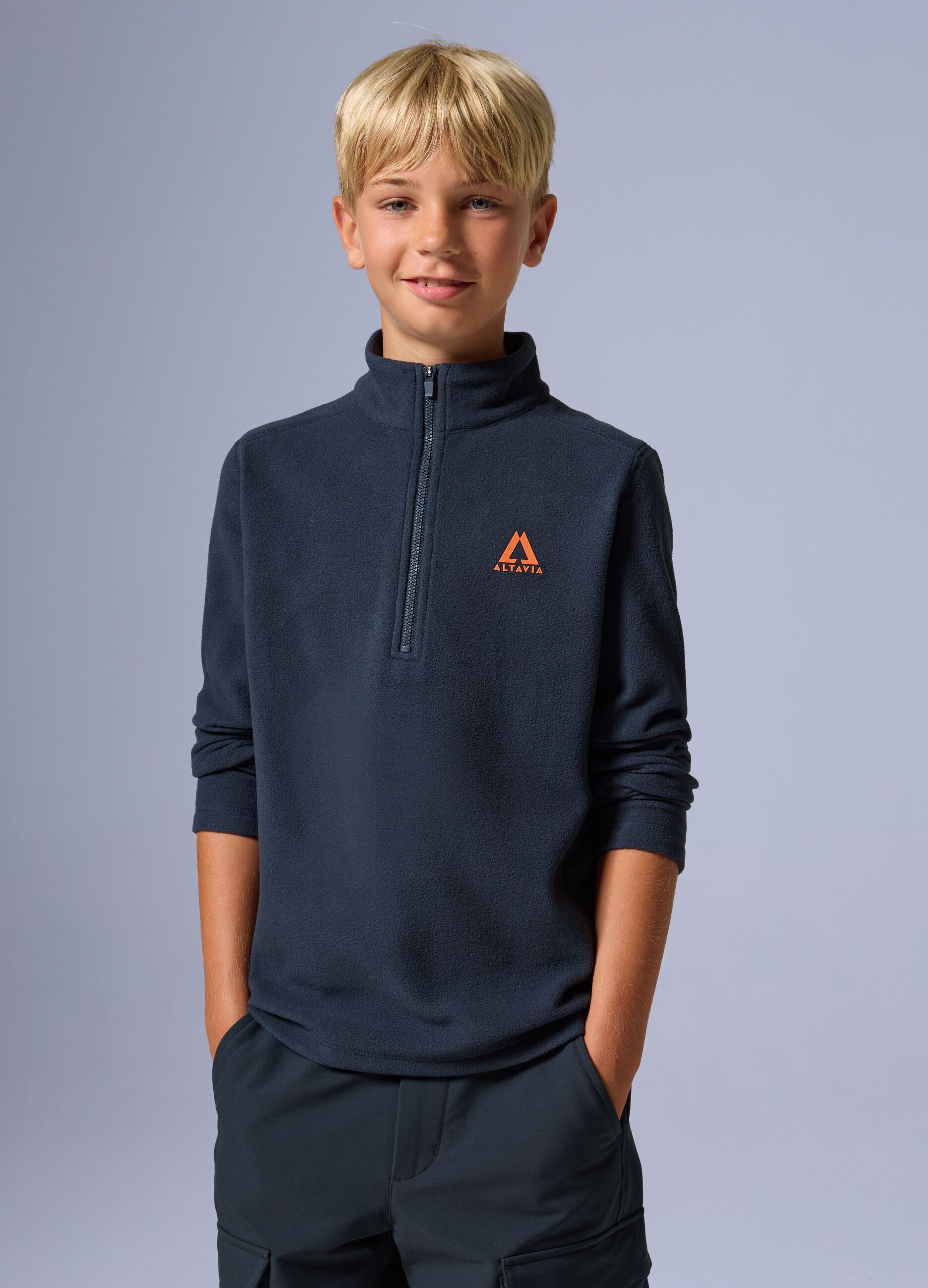 Pile half zip ALTAVIA WITH DEBORAH COMPAGNONI
