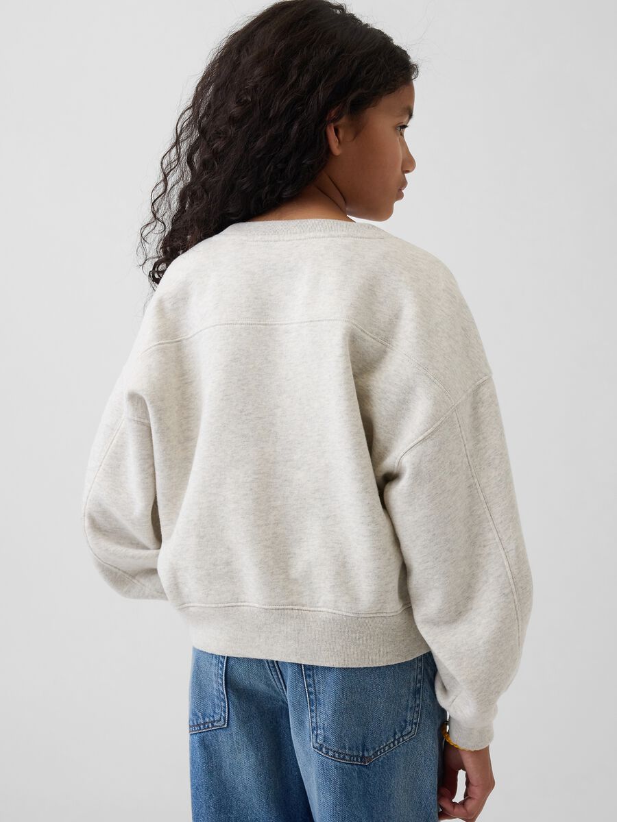 Cotton-blend crew-neck sweatshirt_1
