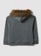 Grey marl stretch sweatshirt with crew neck, relaxed fit_2