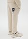 Boys' beige cotton blend over fit trousers_2