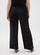 Pantaloni wide leg neri con fascia elastica_2