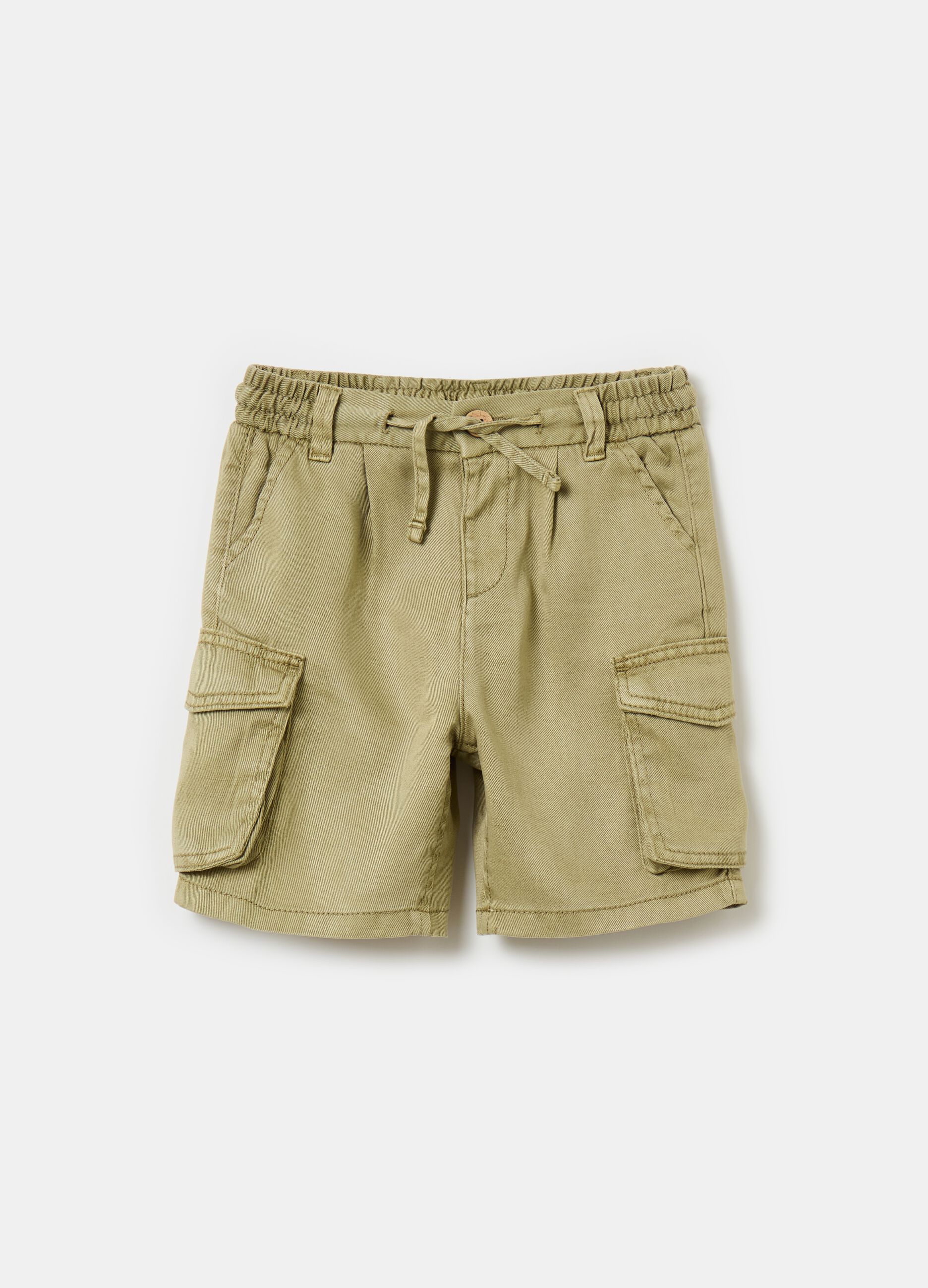 Shorts in Lyocell lino e cotone