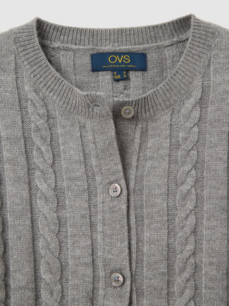 Grey Knitted Cardigan_1