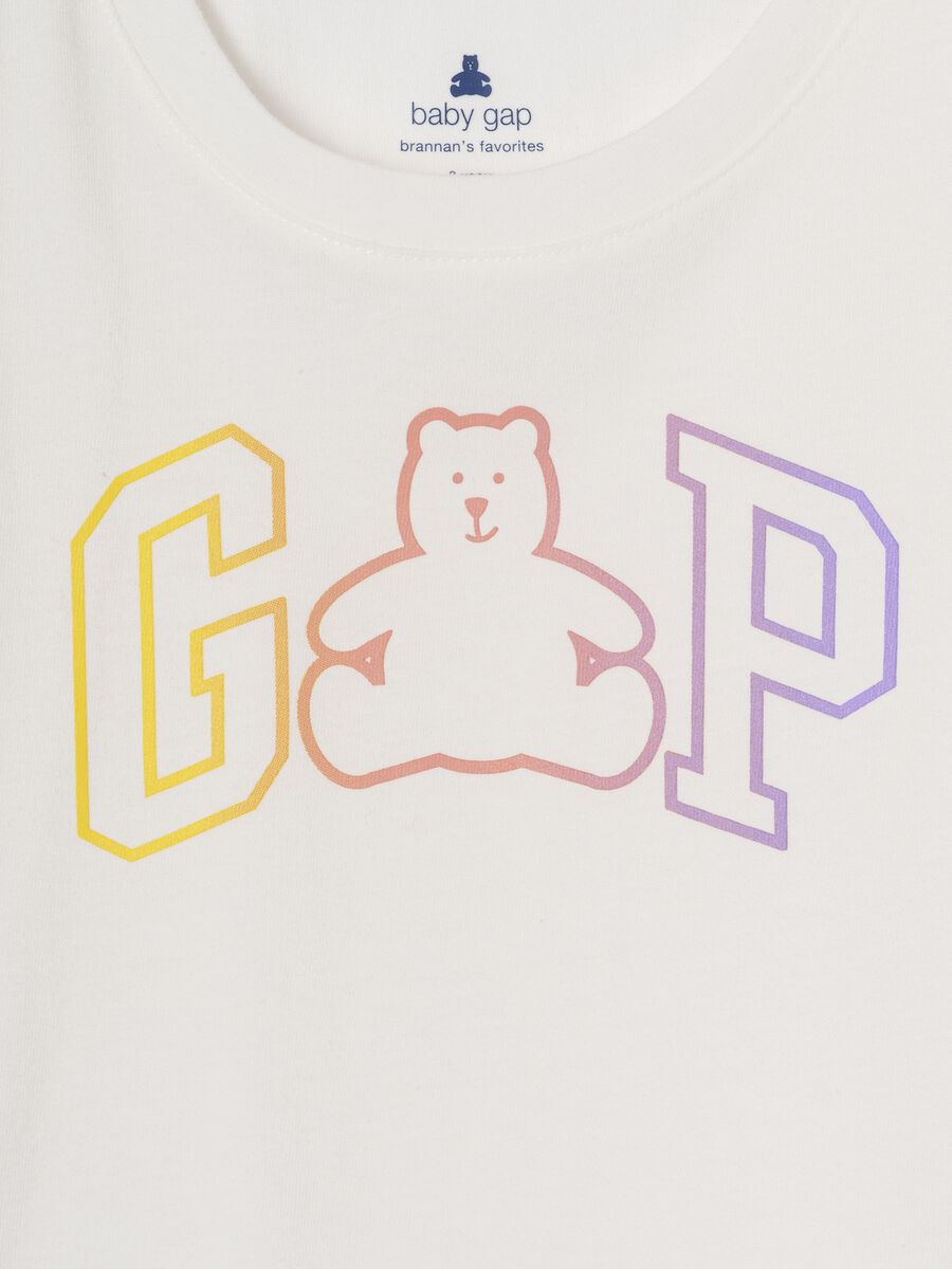Short Sleeve Bear Graphic T-shirt GAP Kids_2