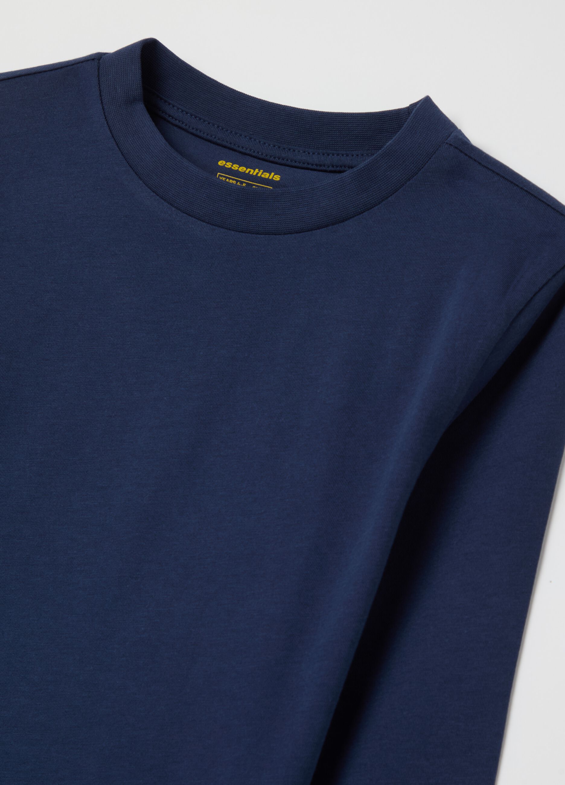 Long-sleeved T-shirt in cotton