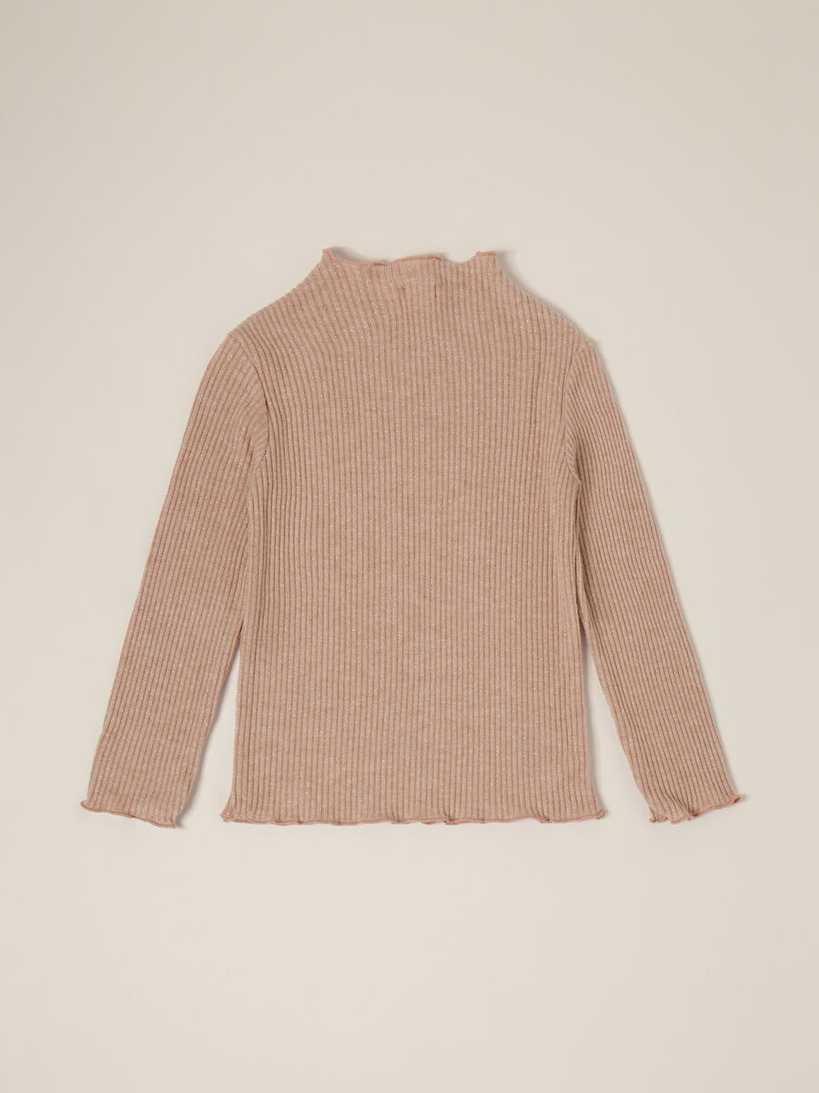 Pink Long-Sleeve Mix Shirt_1