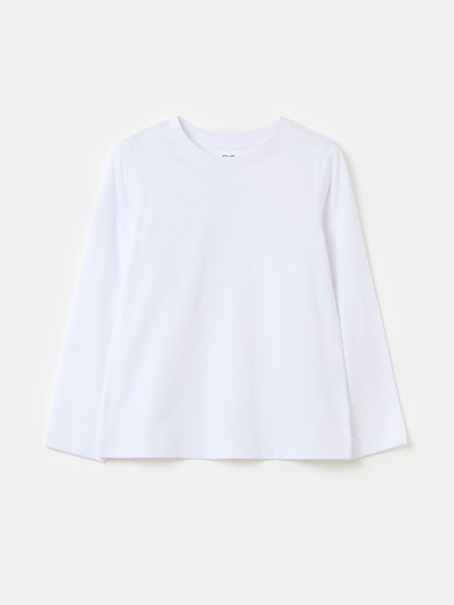 Long-sleeved T-shirt in cotton_0