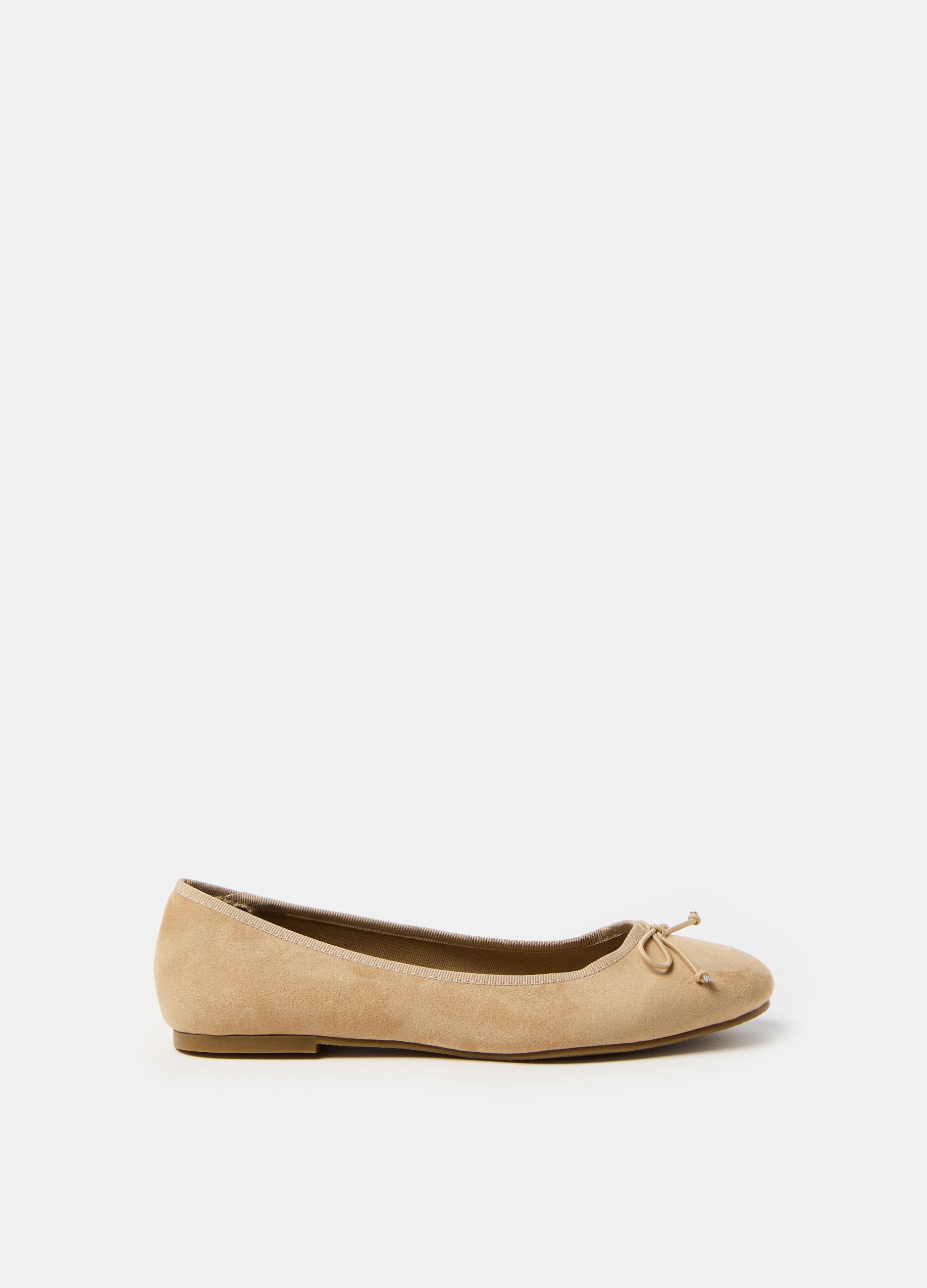 Ovs Ballerine scamosciate con fiocchetto