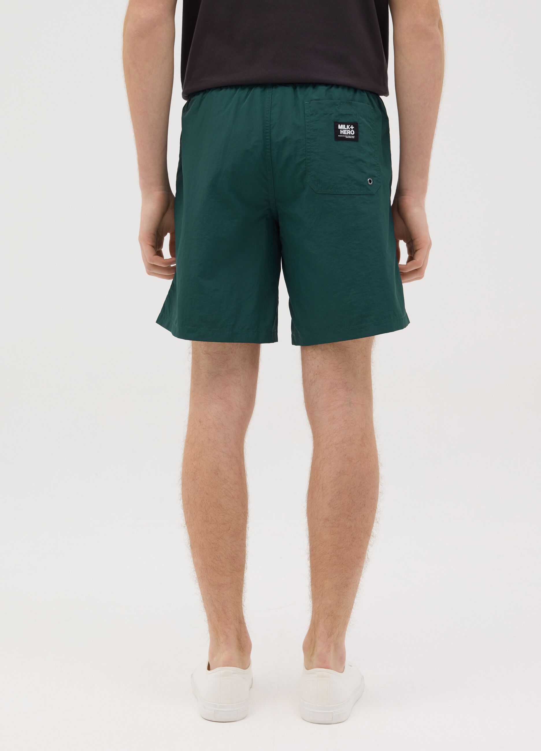 Green MILK+HERO Swim Shorts