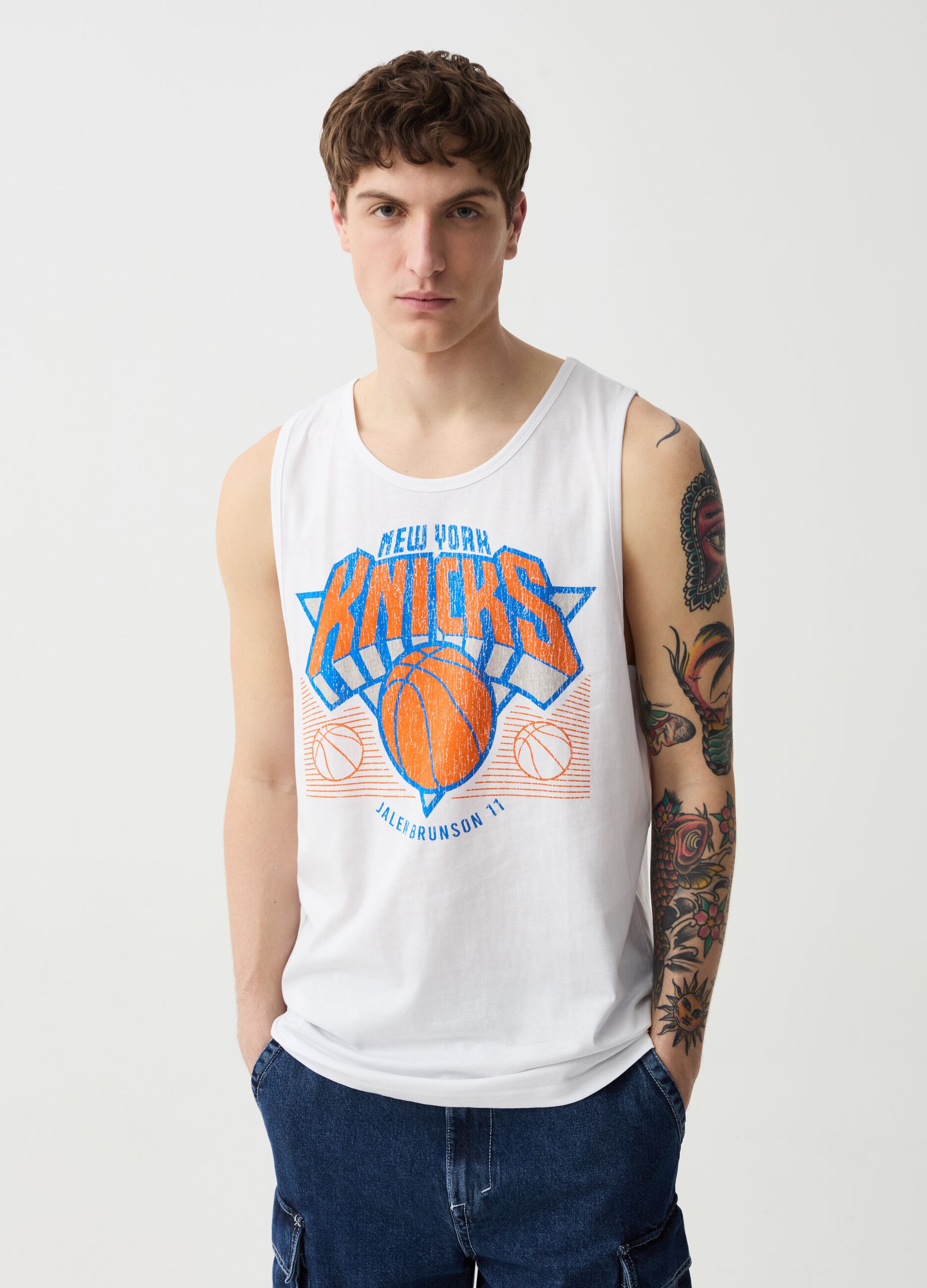 Tank top stampa NBA New York Knicks