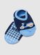 Calze antiscivolo in misto cotone multicolor da neonato con vespa_1
