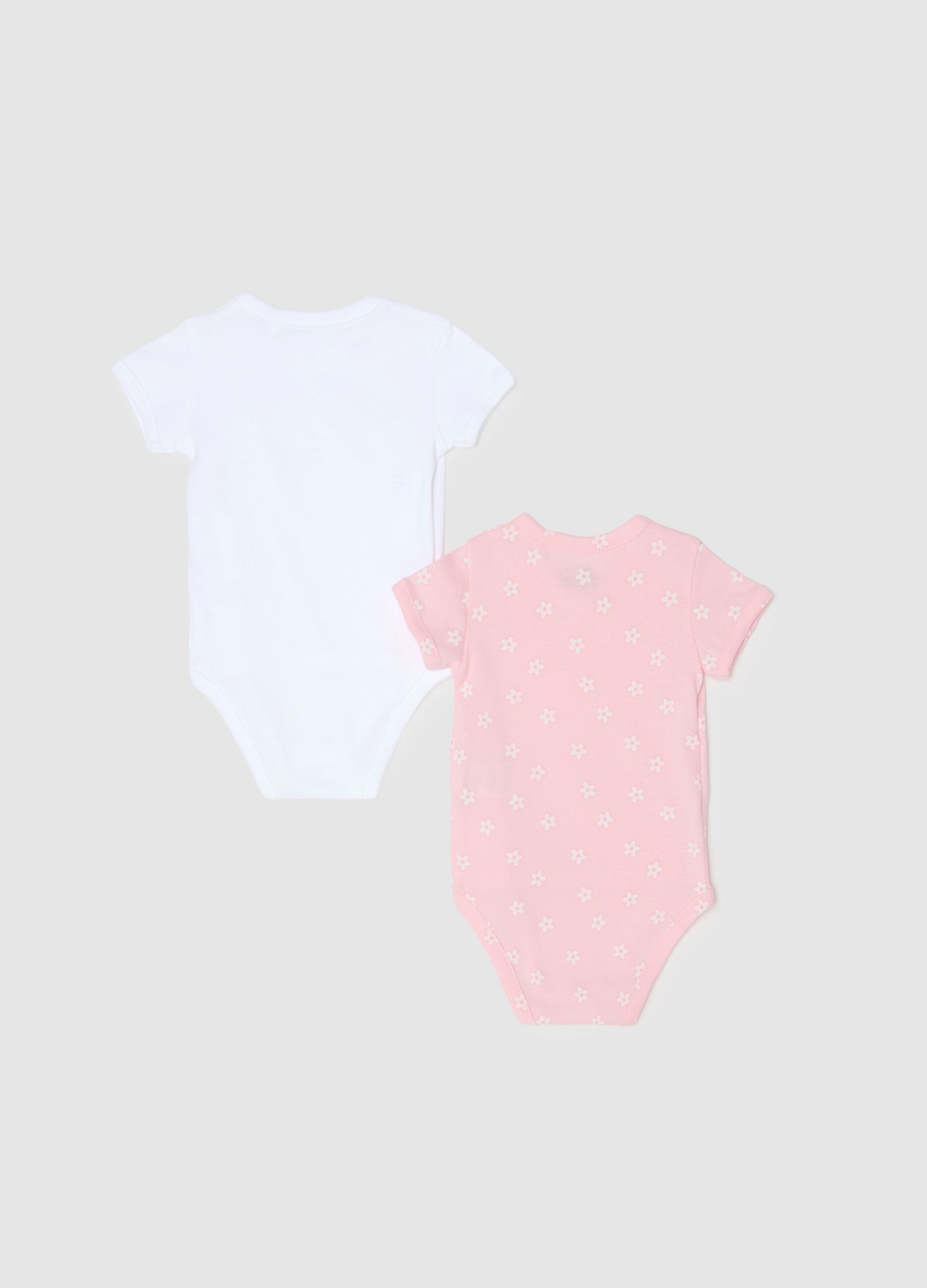 Multicolor Cotton Bodysuit Set for Newborn Girls