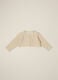 Beige Cardigan for Girls_0