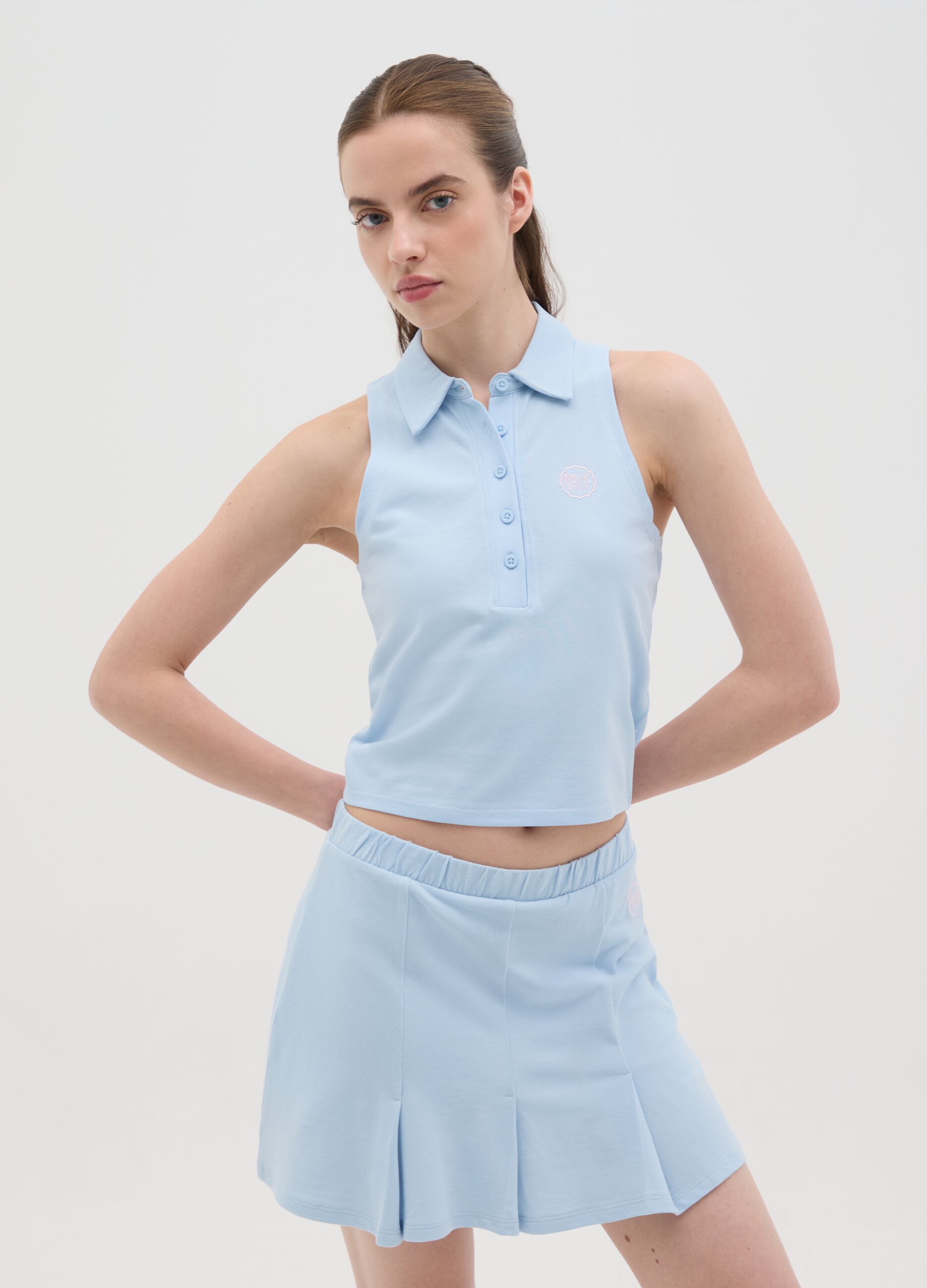 Women's Regular Fit Blue Top