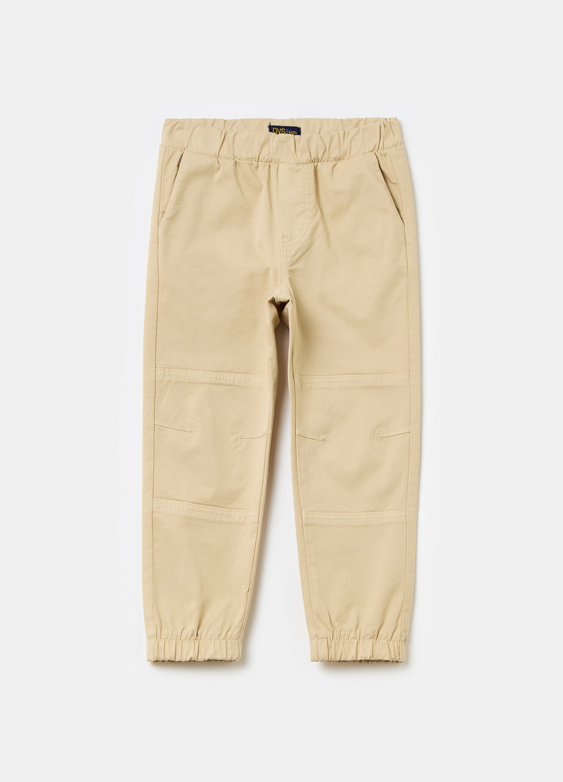 Joggers in cotone e viscosa di bamboo