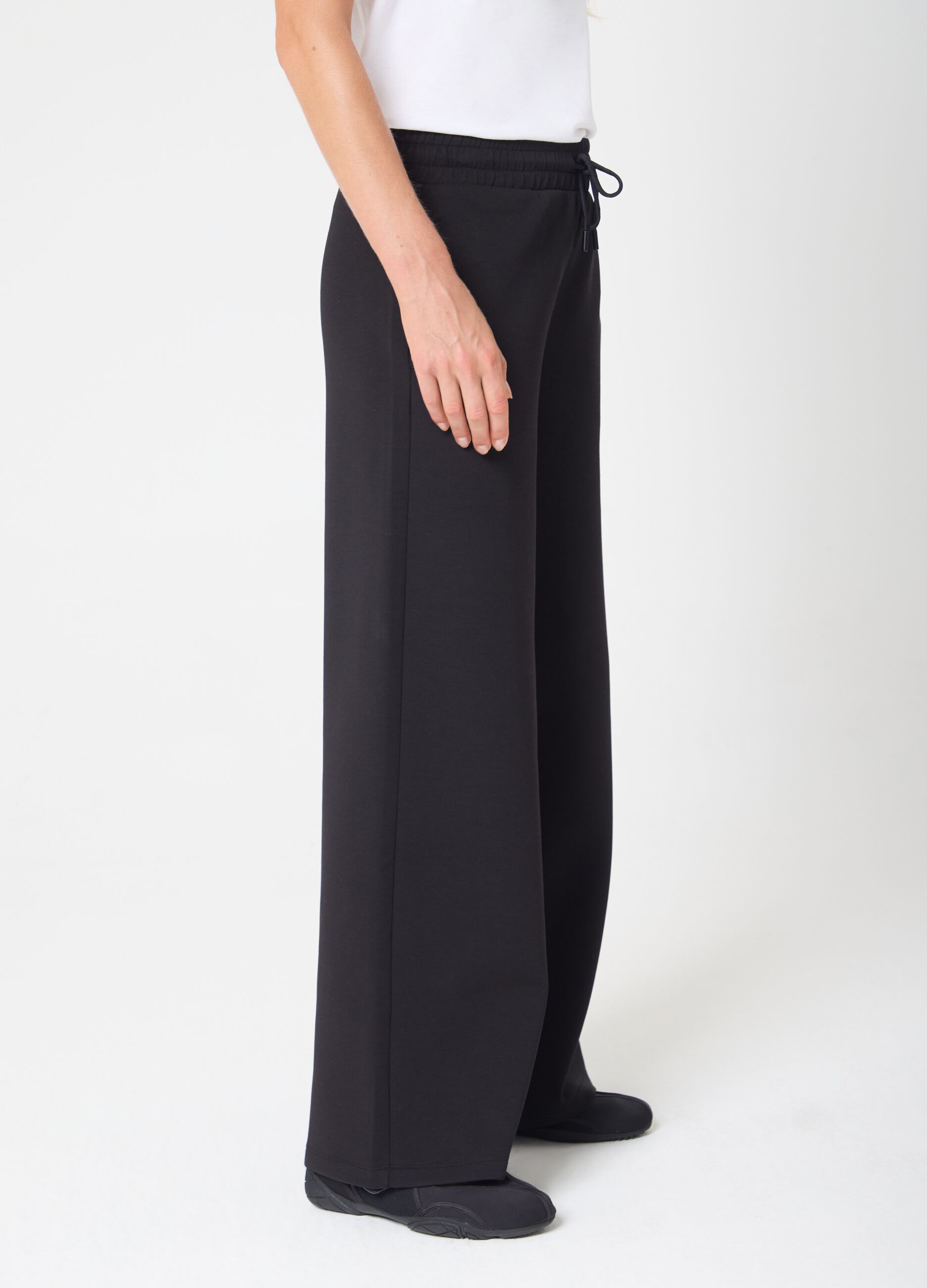 Wide Leg Joggers with Elastic Waist ALTAVIA STUDIO