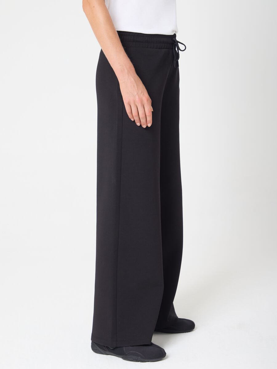 Wide Leg Joggers with Elastic Waist ALTAVIA STUDIO_3