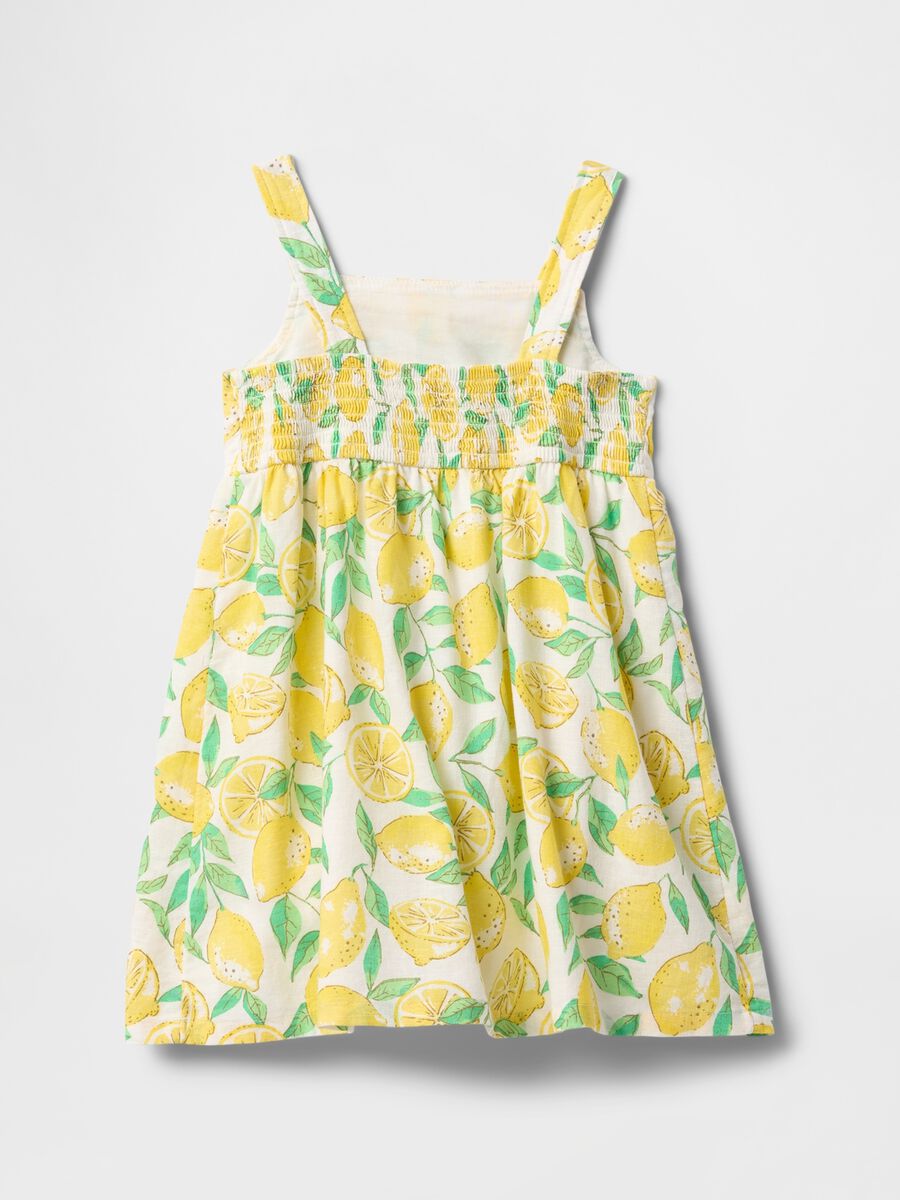 Lemon print dress for girls GAP Kids_2