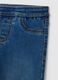 Girl's Blue Skinny Fit Denim Jeggings_3