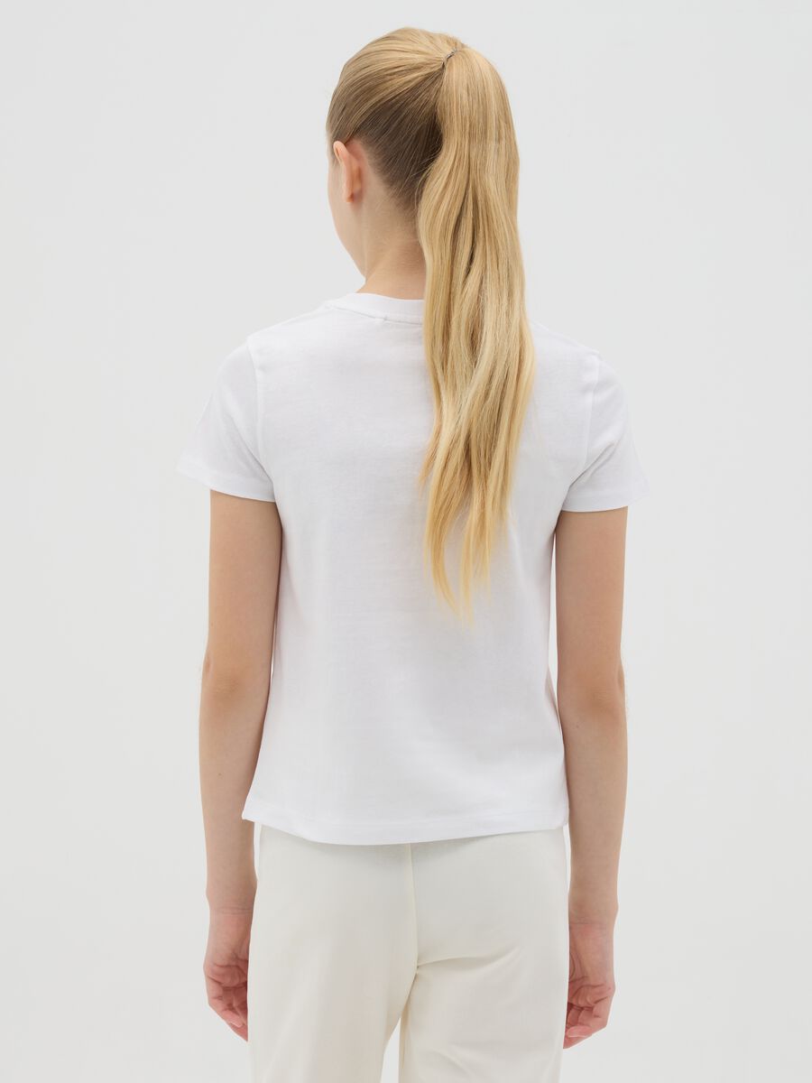 T-shirt in cotone con stampa "Skate it Off"_2